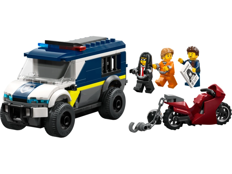 LEGO City - Policajná dodávka na prevoz väzňov