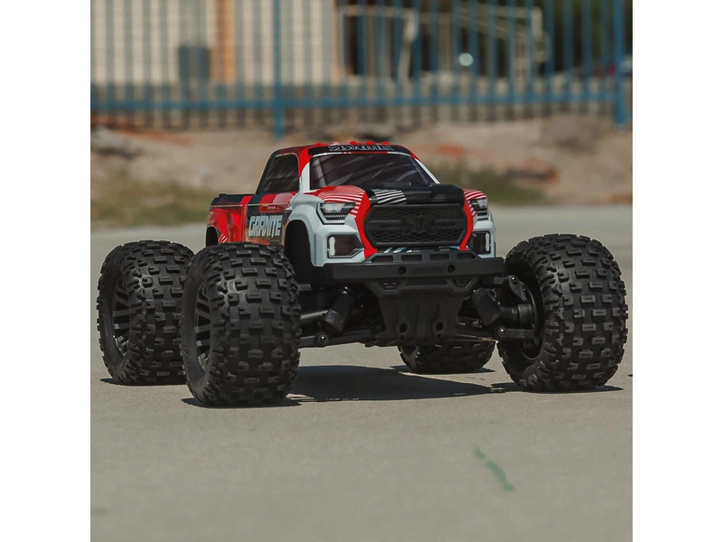 RC auto Arrma Granite 223S BLX 1:10 4WD RTR DSC, červená