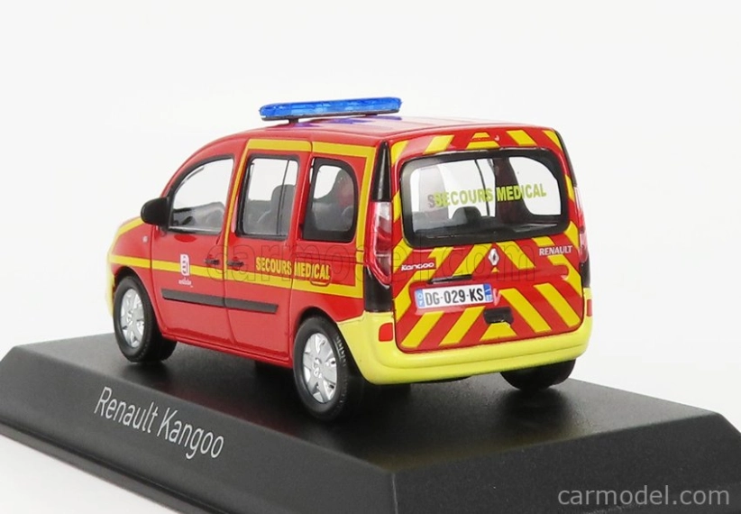 Norev Renault Kangoo Secours Sante Pompiers 2013 1:43 Červeno-žltá