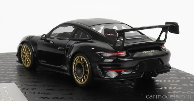Minichamps Porsche 911 991-2 Gt3 Rs Mr Team Manthey Racing 2018 - Golden Rims 1:43 Black