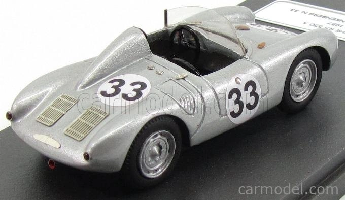 Veselý model Porsche 550rs Spider N 33 24h Le Mans 1957 Herrmann - Frankenberg 1:43 Silver