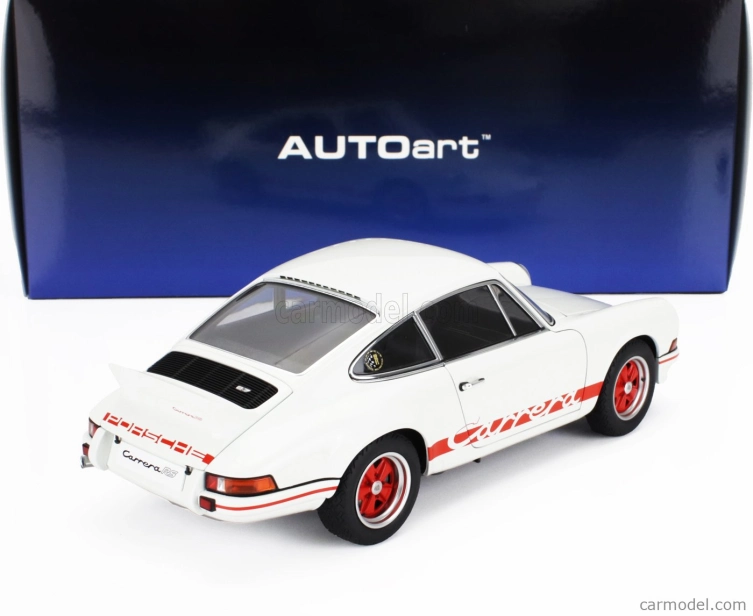 Autoart Porsche 911 Carrera Rs 2.7 Coupe 1973 1:18 Biela červená