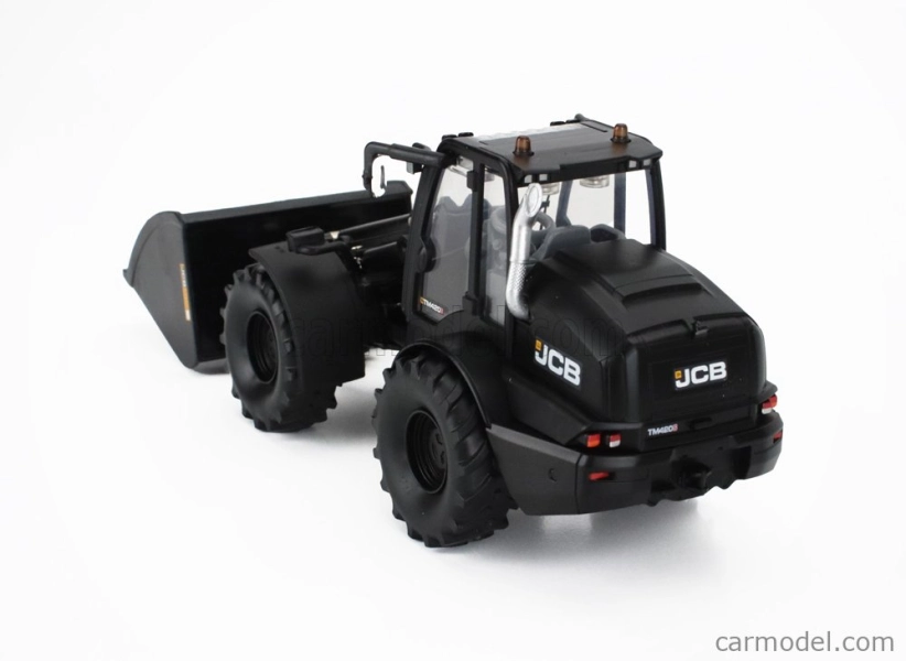 Britains JCB Tm420s Ruspa Gommata Black Edition - škrabák na traktory 1:32 čierny