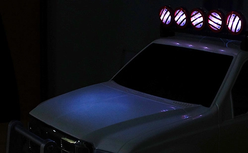 Svetelná rampa 5 vrátane. LED diódy 127mm, 7,2V