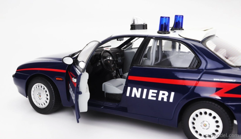 Mitica-diecast Alfa romeo 156 2.0 Twin Spark Carabinieri 1997 1:18 Blue White
