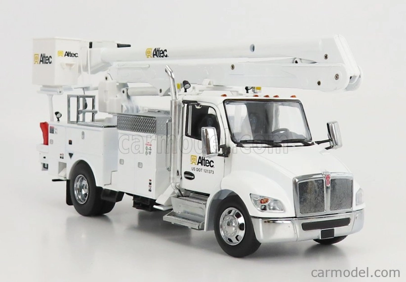 Dm-models Kenworth T380 Truck Altec Aa55 Gru Crane Elevator Con Piattaforma Cestello 2010 1:32 Bílá