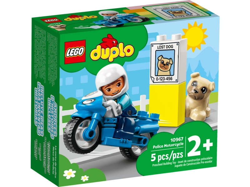 LEGO DUPLO - Policajná motorka