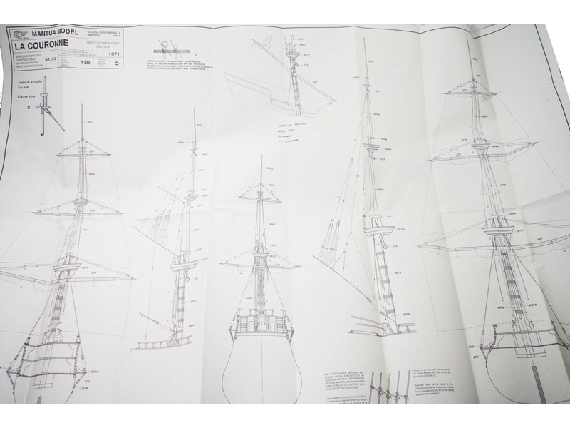 Mantua Model La Couronne 1:98 kit