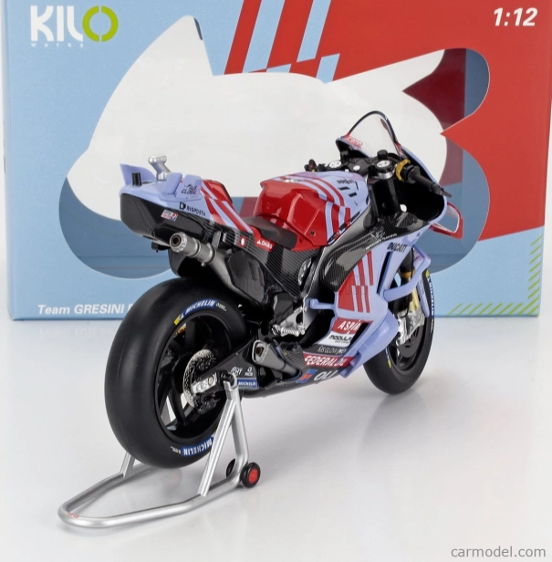 Nzg Ducati Desmosedici Gp23 Team Gresini Racing N 93 Motogp Season 2024 Marc Marquez 1:12 Světle Modrá