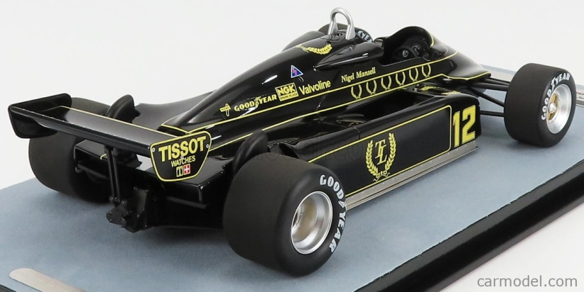 Tecnomodel Lotus F1 91 N 12 British Gp 1982 N.mansell 1:18 Black