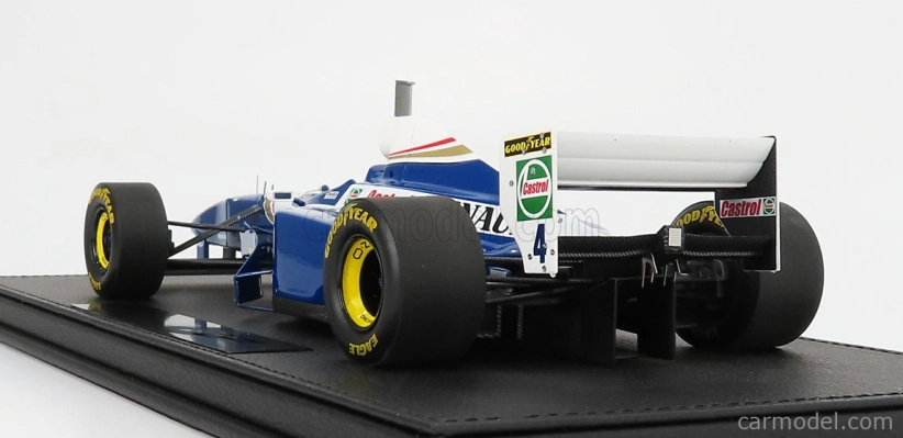 Gp-replicas Williams F1 Renault Fw19 N 4 Season 1997 H.h.frentzen - Con Vetrina - With Showcase 1:18 Modrá Bílá