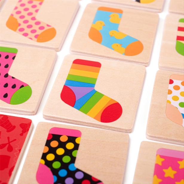 Bigjigs Toys Ponožková pamäťová hra