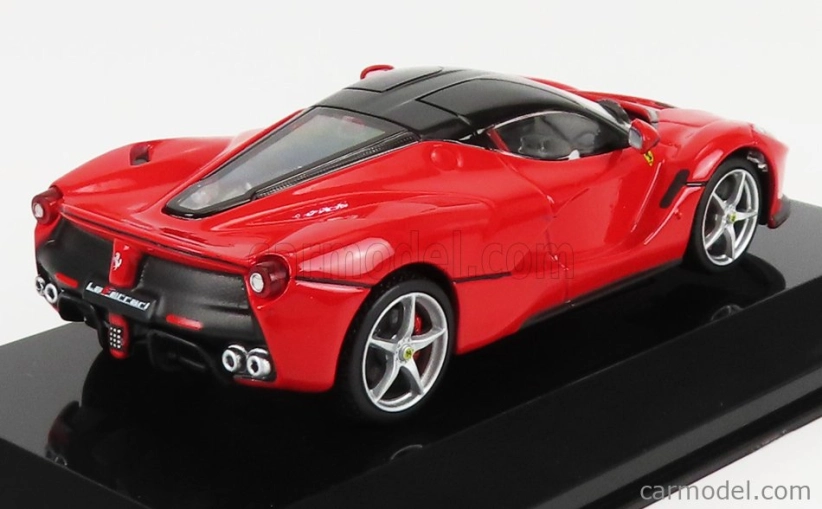 Edicola Ferrari Laferrari 2013 - Con Vetrina - With Showcase 1:43 Červená Černá