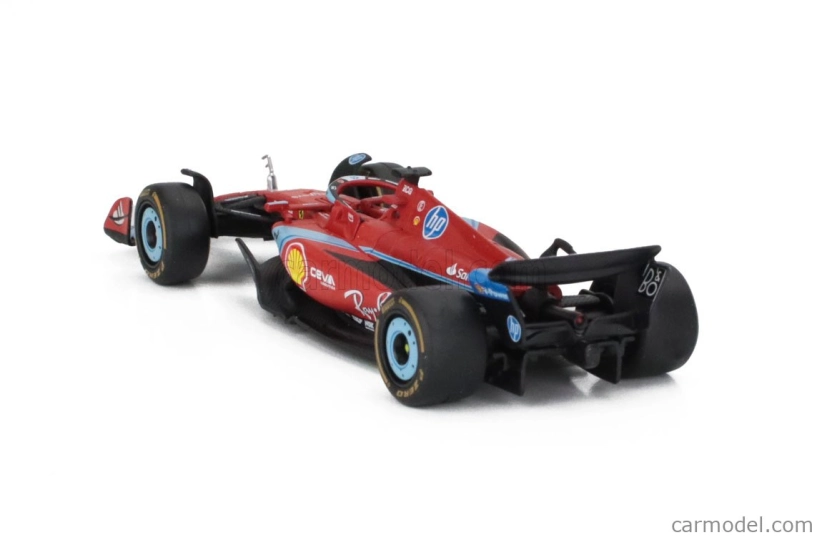 Bburago Ferrari F1 Sf-24 Team Scuderia Ferrari N 16 3rd Miami Gp 2024 Charles Leclerc 1:43 Červená Černá Světle Modrá
