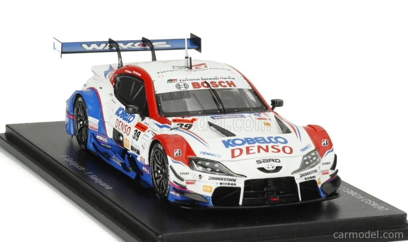 Spark-model Toyota Supra Gr Team Tgr Sard N 39 Gt500 Class Super Gt 2024 Yuhi Sekiguchi - Yuichi Nakayama 1:43 Biela Modrá Červená