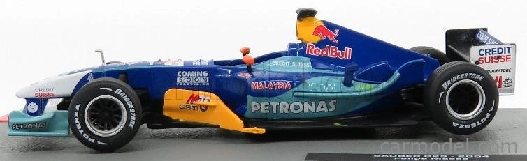 Edicola Sauber F1 C23 Team Petronas N 12 Sezóna 2004 Felipe Massa 1:43 Modrozelená