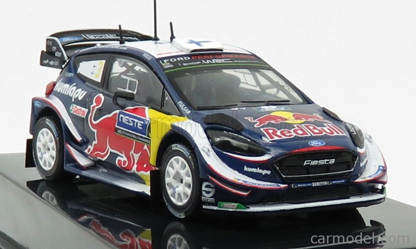 Ixo-models Ford england Fiesta Wrc Red Bull N 3 Rally Finland 2018 T.suninen - M.markkula 1:43 Modrá Biela Žltá Červená