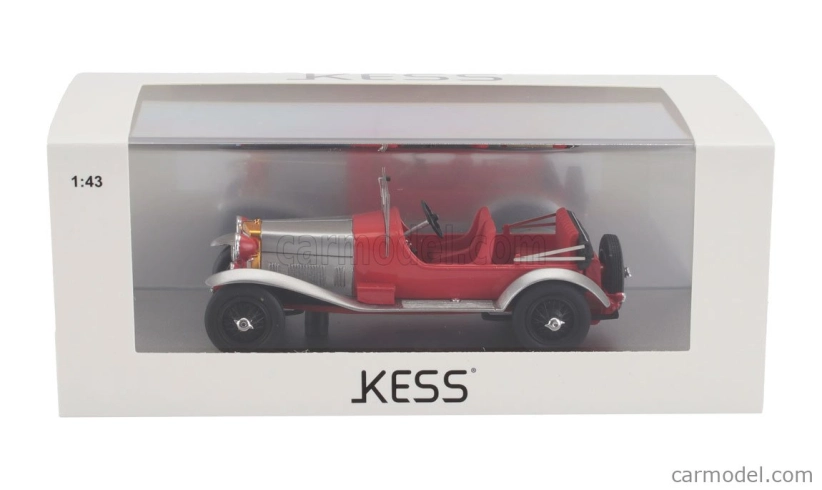 Kess-model Alfa romeo Rl Super Sport 4 Seat - 4 Posti - Bez krytého sedadla 1927 1:43 Red Silver
