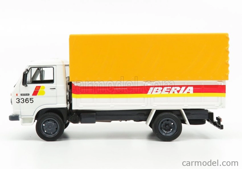 Edicola Pegaso Ekys 1210 Truck Telonato Iberia 1986 1:43 Bielo-žltá