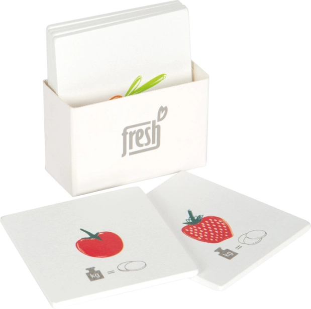 malá noha Drevená váha "fresh"