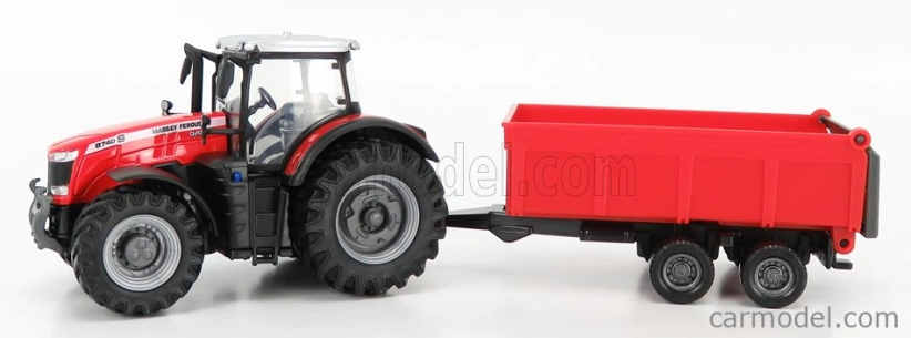 Bburago Massey Ferguson 8740S s vlečkou