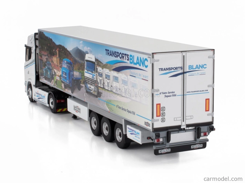 Eligor Scania S500 Semi Frigo Truck Cassonato Blanc Transports 2022 1:43 Různé