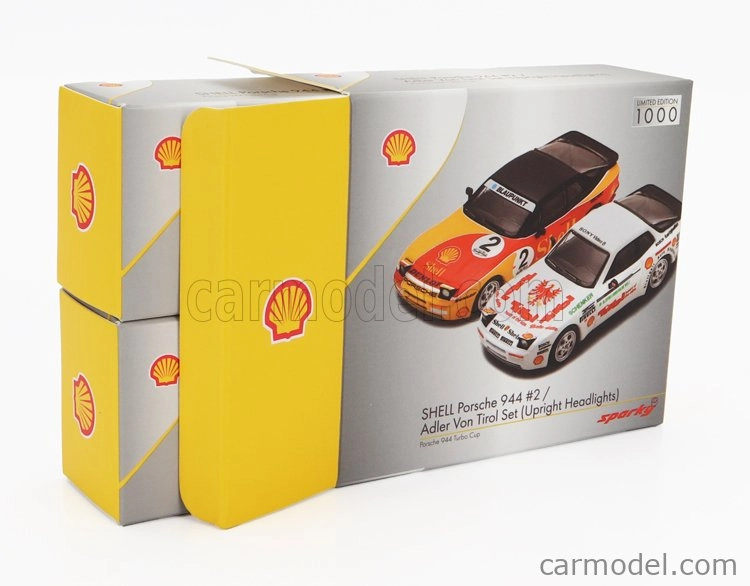 Shell 944 Spark-model Porsche Set 2x 944 Shell N 2 Racing + 944 N 0 Racing Turbo ...