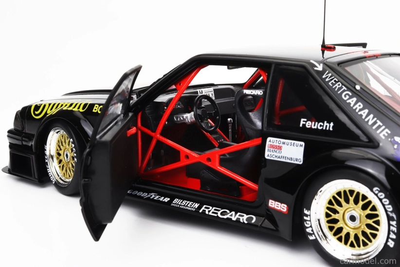 Werk83 Ford usa Mustang 5.0 N 13 Dtm Season 1993 Jurgen Feucht 1:18 Černá Červená