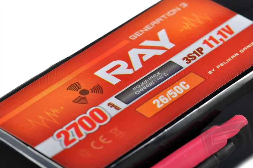 G3 - LC RAY Li-Pol 2700mAh/11,1 30/60C Air pack 30,0Wh