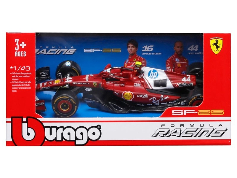 Bburago Ferrari SF-25 (2025) 1:43 #44 Hamilton