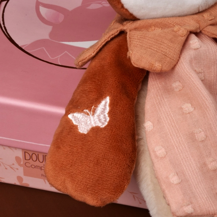 Doudou Darčeková sada Plyšový maznáčik líška Mina 29 cm