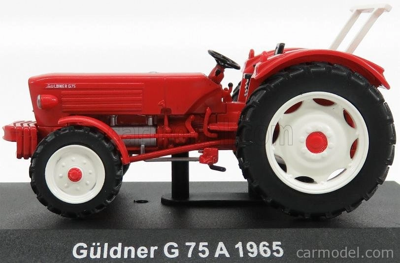 Edicola Guldner G75a Traktor 1965 - Con Vetrina - S vitrínou 1:43 Červená biela