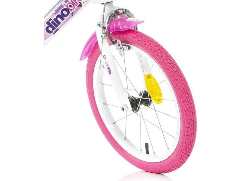 DINO Bikes - Dětské kolo 16" Fairy bílé
