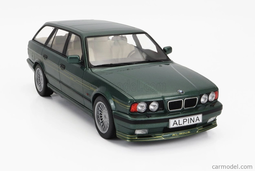 Mcg BMW radu 5 B10 4.6 Alpina Touring (e34) Sw Station Wagon 1989 1:18 Green Met