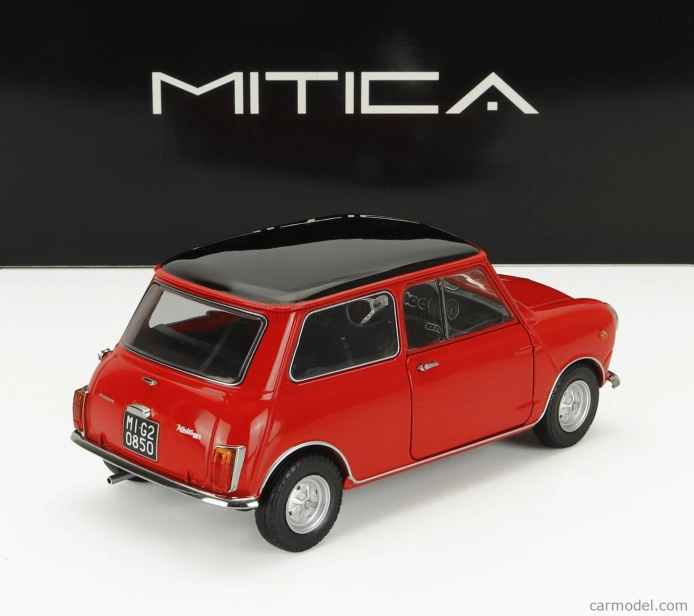 Mitica-diecast Innocenti Mini Cooper Mk2 1968 1:18 Červená Černá