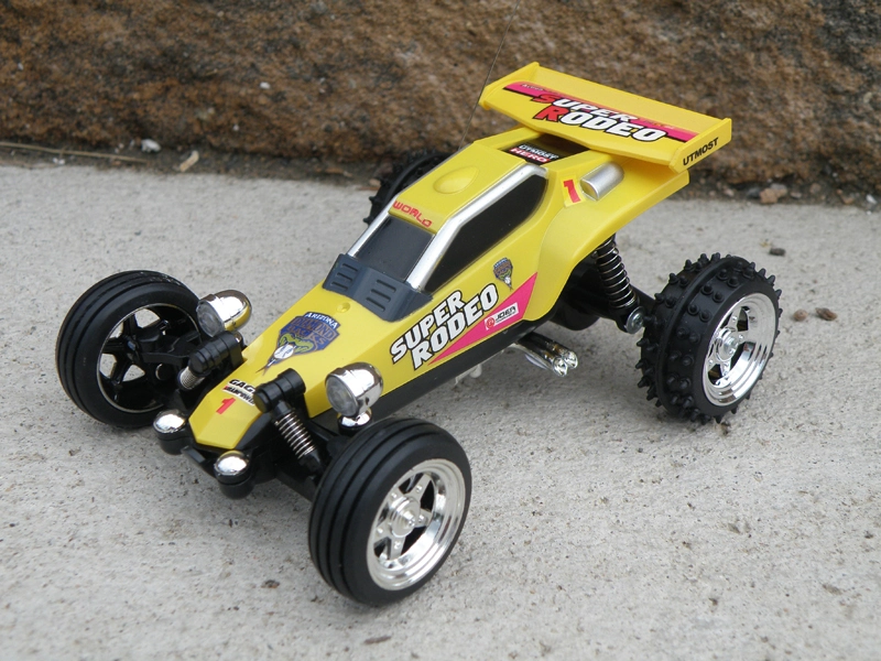 Mini Buggy Kart, žltá, 27 MHz