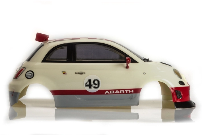 Karoséria lakovaná, Fiat 500 Abarth, nálepky, príslušenstvo (200mm)