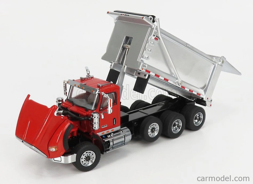 Dm-models International Hk620 Truck Cassone Ribaltabile 4-assi 2010 1:50 Red
