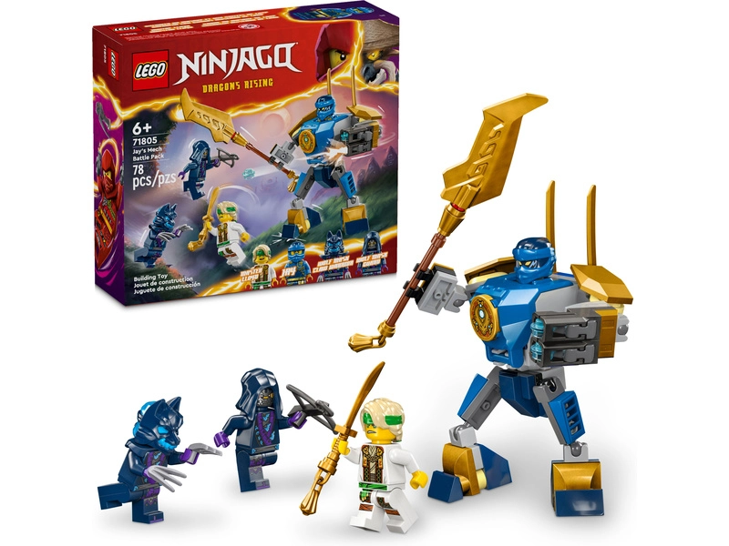 LEGO Ninjago - Jayov bojový balíček robotov