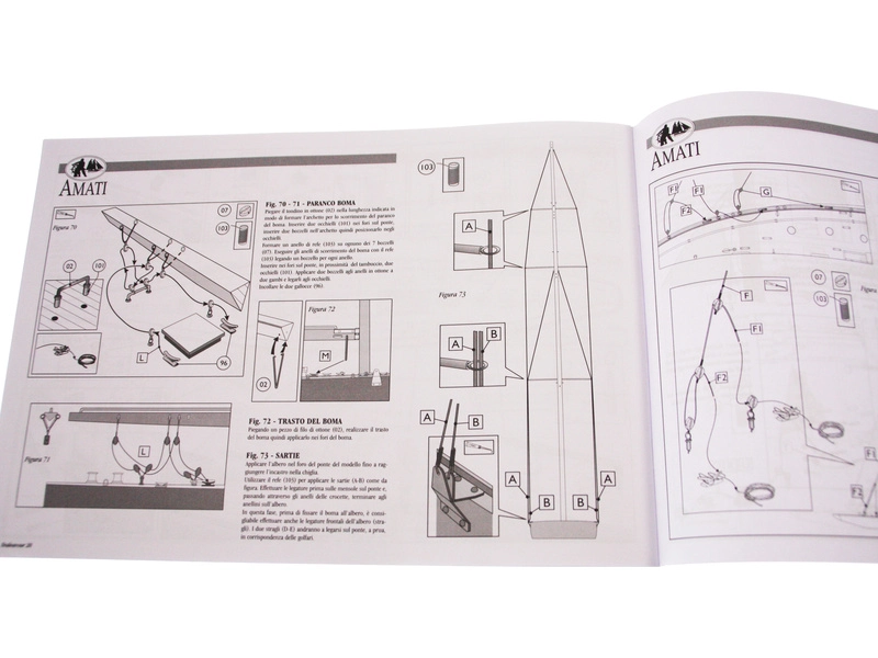 AMATI Endeavour plachetnica 1934 1:80 kit