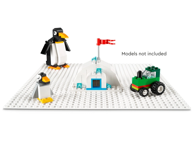 LEGO Classic - Biela podložka na stavanie