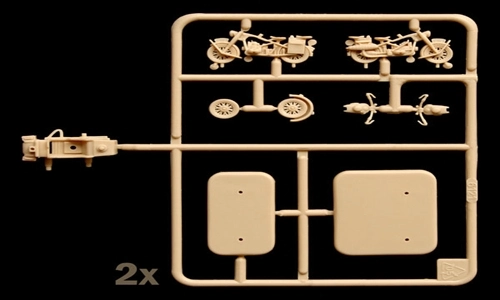 Italeri figúrky – nemeckí motocyklisti WW2 (1:72)