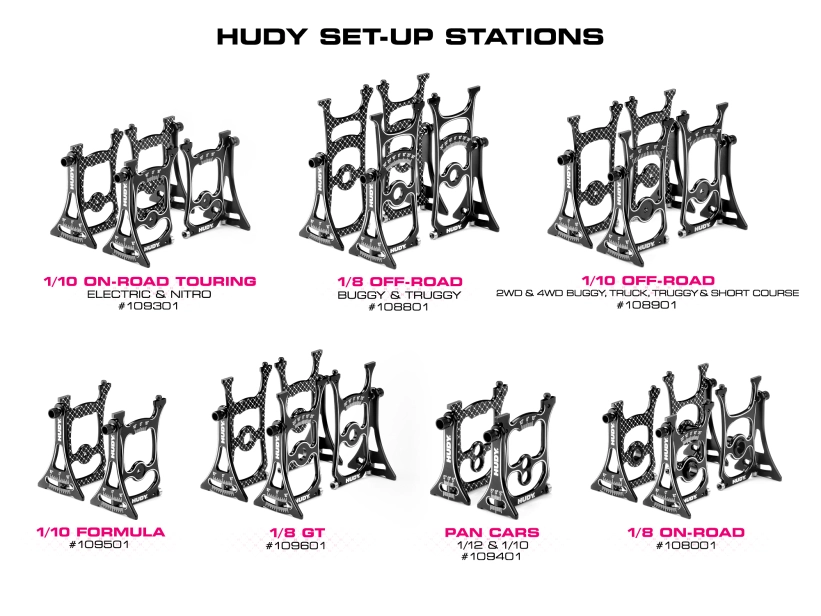 HUDY Set-up kit pre 1:10 off-road