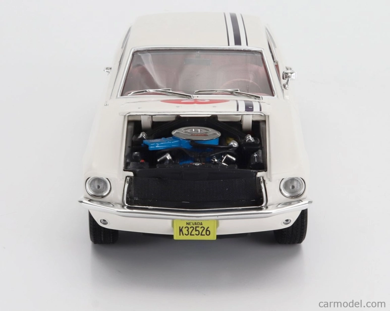 Greenlight Ford usa Mustang Coupe N 23 Thrill Circus By Karnes 1967 - The Mod Squad 1:18 Bílá