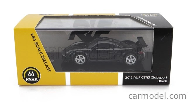 Paragon-models Porsche Gt Ruf Ctr3 Clubsport Lhd 2012 1:64 Black