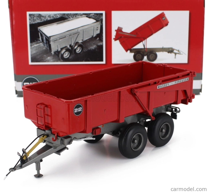 Universal hobbies Massey ferguson Trailer Mf 212 Generation 1 Tandem Tipping 1:32 Červená
