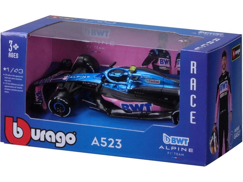 Bburago Renault F1 A523 Team Bwt Alpine F1 N 31 1:43, modrá