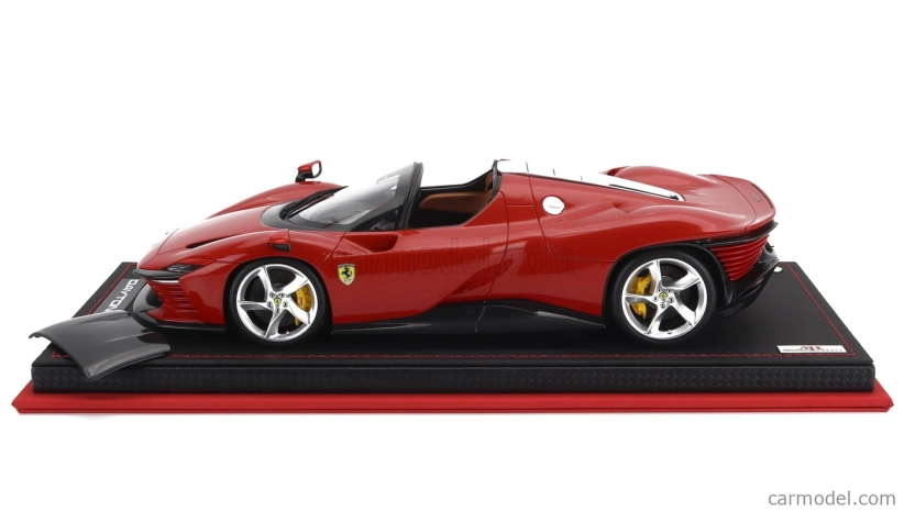 Mr-models Ferrari Daytona Sp3 2022 - Con Vetrina - With Showcase 1:18 Rosso Corsa - Červená