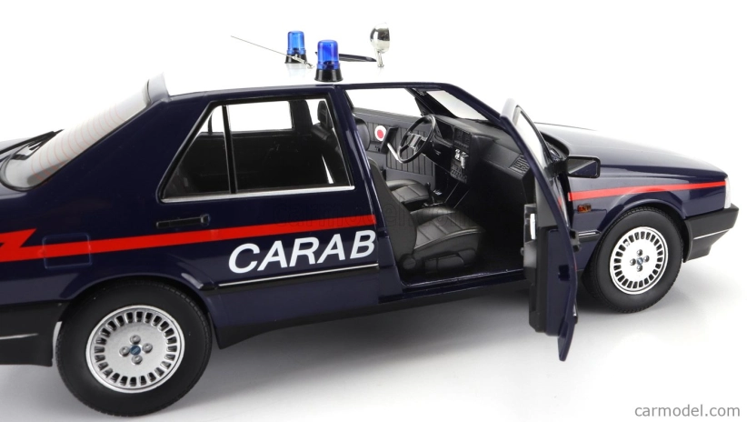 Mitica-diecast Fiat Croma 2.0 Turbo Ie Carabinieri 1988 Police 1:18 Modrá Bílá