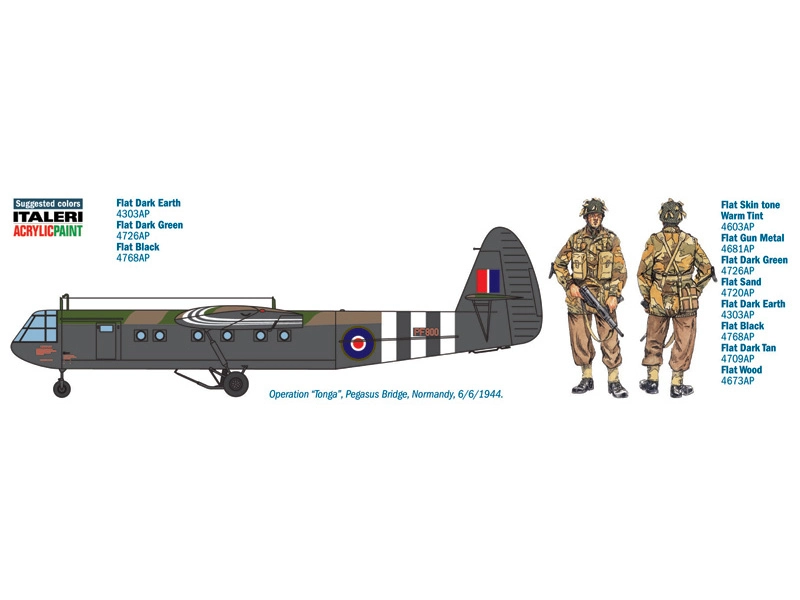 Italeri AS.51 Horsa Mk.I/II a British Paratr. (1:72)